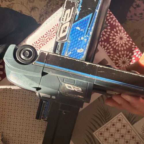 Toy refurbished with visible wear