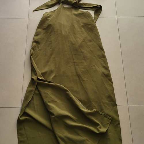 Maxi boho summer dress like new, size S/M, green