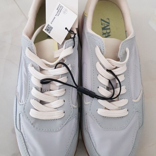 Zara sport shoes new, size 38, white and turquoise