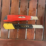 Tajima and Stanley utility knives