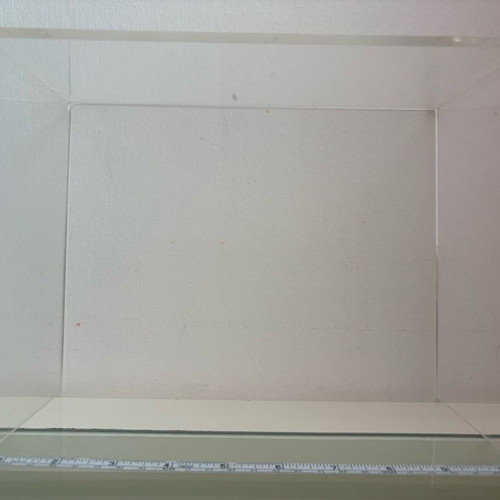 Display stand used, made of plexiglass