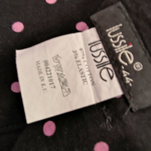 Lussile skirt and t-shirt set like new, black and pink