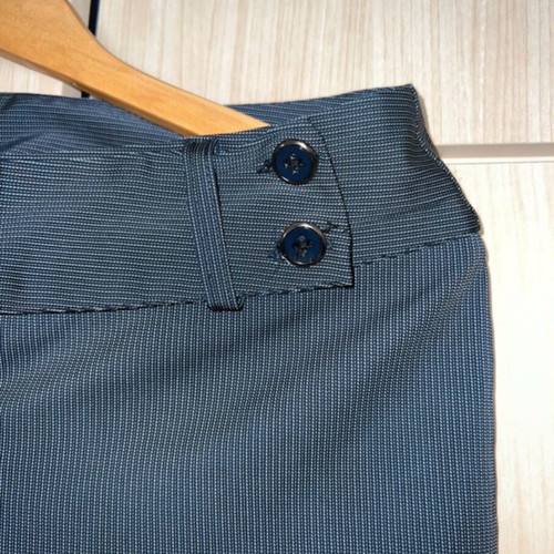 Blue pants with thin stripe S/M like new, gabardine fabric