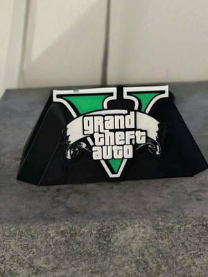 Ps5 Dualsense Stand with Gta V Logo like new