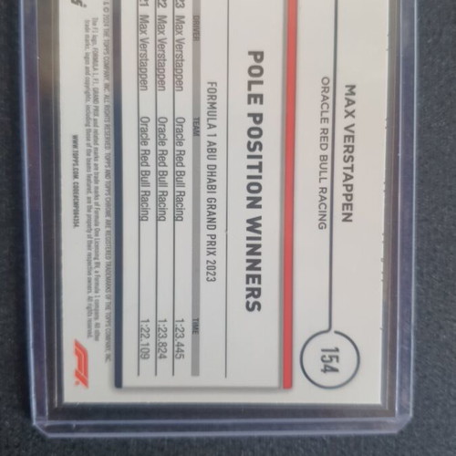 Max Verstappen Topps Chrome 2024 card like new