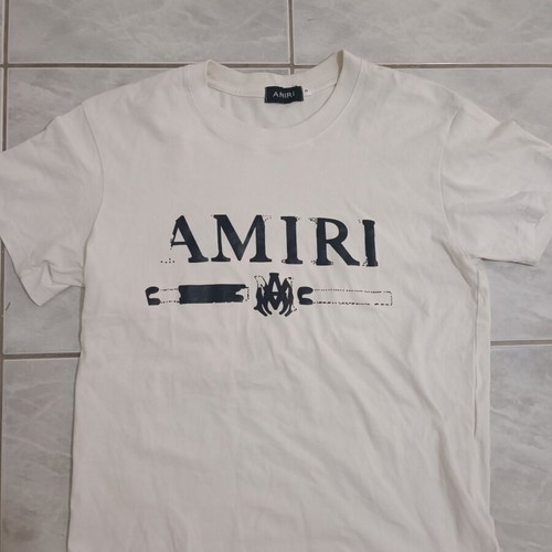 Amiri short-sleeve shirt white, size S like new