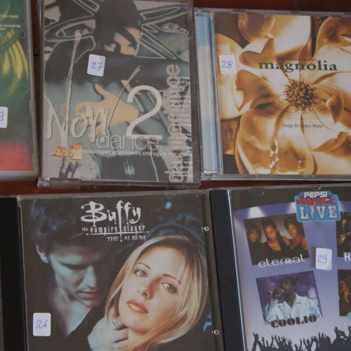 Music cassettes used, assorted songs, full pack
