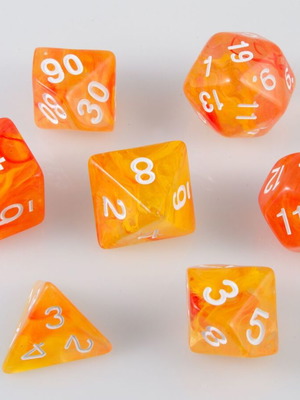 Dice set for Dungeons & Dragons with pouch new