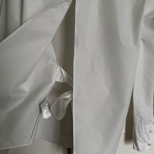 Zara white women's shirt size M used with open back