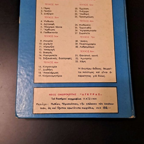 Vintage Οδηγός Μαγειρικής «ΑΓΚΥΡΑ» μεταχειρισμένος (1980)