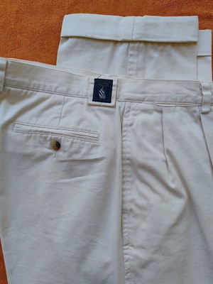 Nautica chino pants white, like new, W36/L34