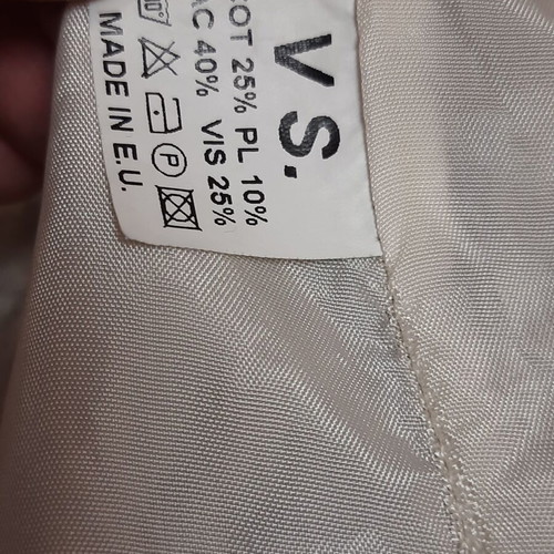 VS Collection women's suit used, classic black and white tweed check