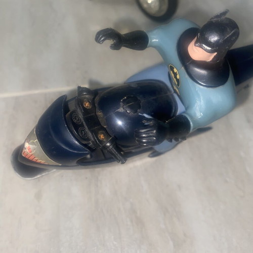 Collectible motorcycle toys used, Yamaha with broken parts