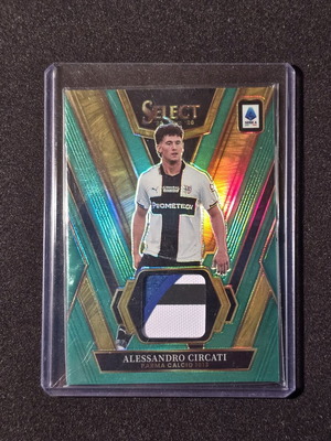 Alessandro Circati /5 Select Swatches Parma 2025-26 Panini Select Serie A card