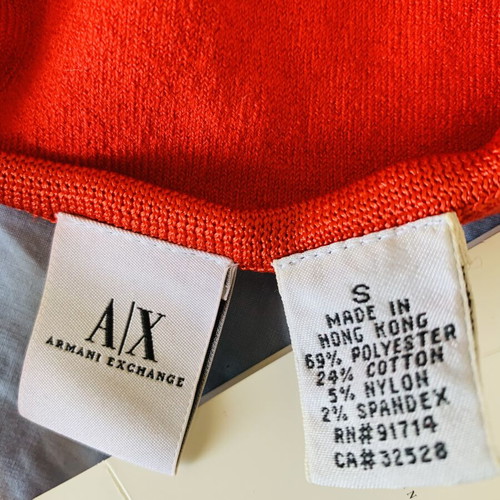 Armani Exchange bandage top, red, size S