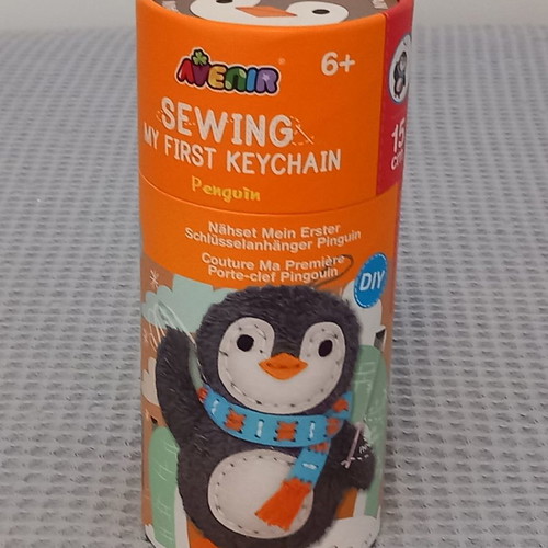 Avenir Sewing My First Keychain Penguin sewing kit used
