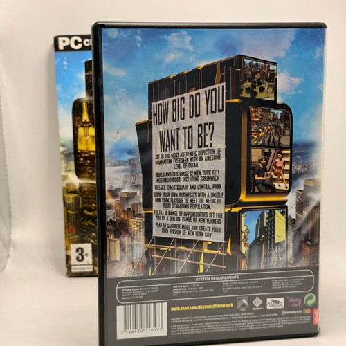 Tycoon City New York PC game used, action adventure
