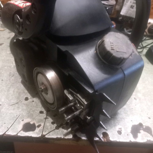 Hanseatic mks 3835 chainsaw used, 38 cc