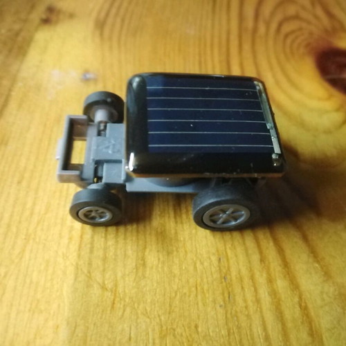 Solar toy car like new in its box