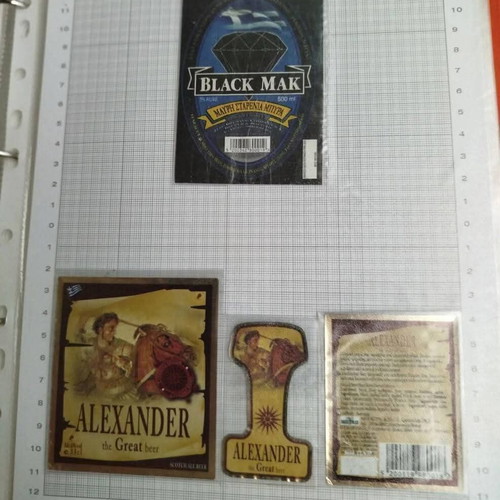 Collection of 146 Different Labels from Greek Microbreweries like new