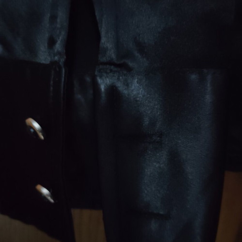 Satin women's shirt used, black, size XL