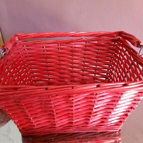 Easter basket used with removable fabric