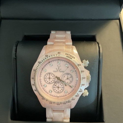 Toywatch watch new pink iridescent 36 mm water resistant