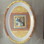 Plastic serving tray like new
