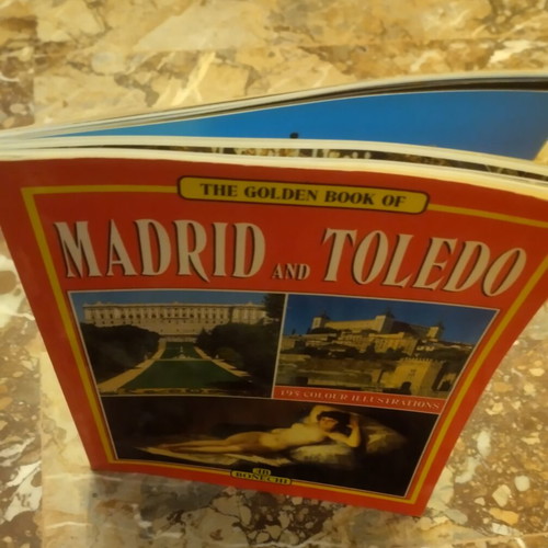 The Golden Book of Madrid and Toledo English edition like new