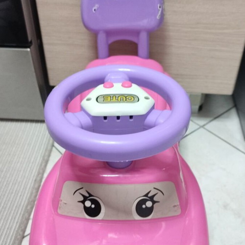 Lorelli My Friend Ride On Car walker, pink and purple