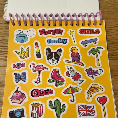 Sticker book used, 497 stickers, 3 missing