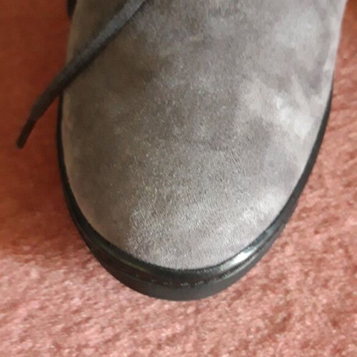 Hogan shoes grey suede like new, size 37