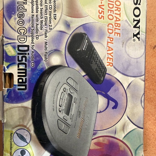 Sony Video CD Discman D-V55 collector's set like new