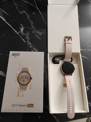 QCY Watch Elite used, gold color