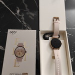 QCY Watch Elite used, gold color