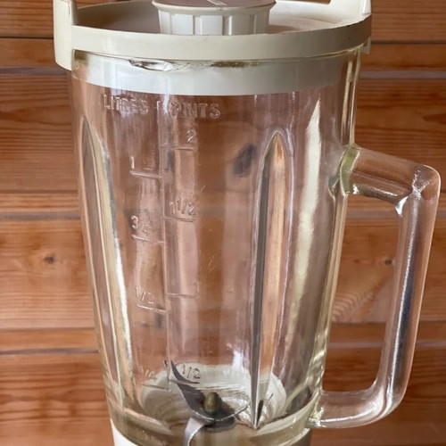 Vintage mixer blender used for decorative retro style