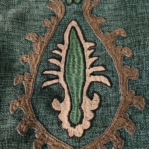 Decorative Embroidered Pillowcase Ethnic & Boho Design new, 45cm x 45cm