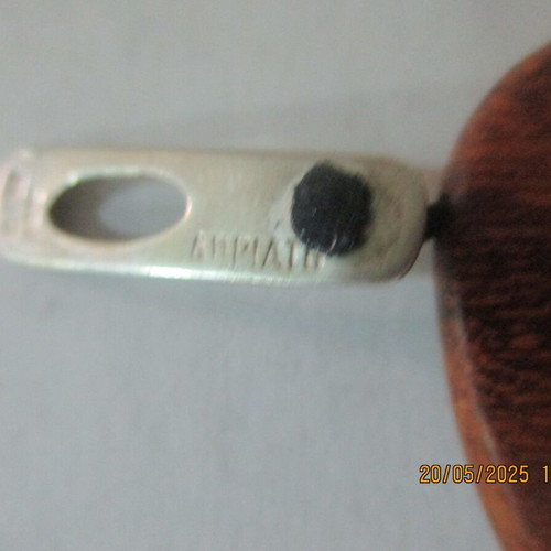 Wooden Russian Bracelet with Silver Clasp like new