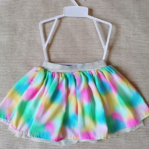 Girls' skirt, age 5, multicolored