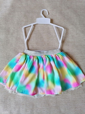 Girls' skirt, age 5, multicolored