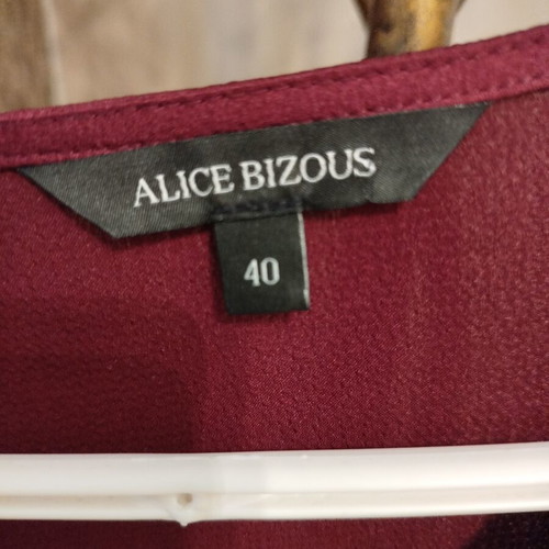 Burgundy blouse, like new
