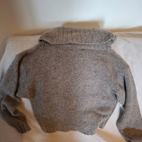 Daisy Street gray wool sweater with long turtleneck like new
