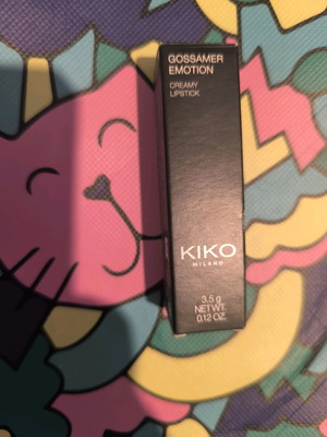 Kiko Milano creamy lipstick Gossamer Emotion new