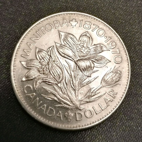 Canada dollar Manitoba 1870-1970 in very good condition