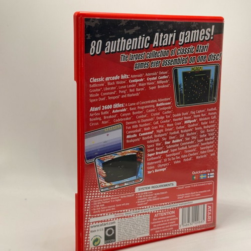 Atari PC game used, action and adventure genre