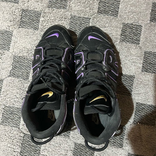 Nike Air More Uptempo used, black and purple, size 44