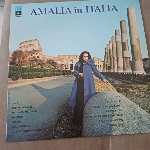 Amalia In Italia LP like new 1974 EMI Amalia Rodrigues