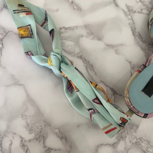 Iceberg women's satin vintage sandals size 39 used