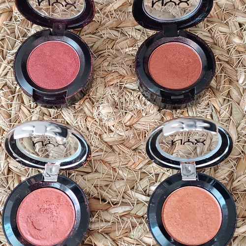 Night eyeshadows used, set of 4 with box