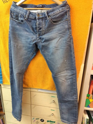 Men's jeans used, size 32, blue